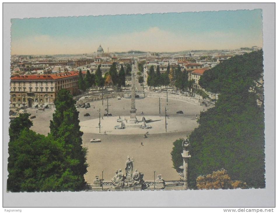ROMA - Piazza Del Popolo - Animata - Piazze