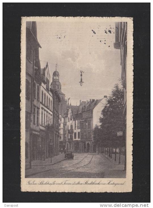 AK Giessen Schulstrasse 1913 - Giessen