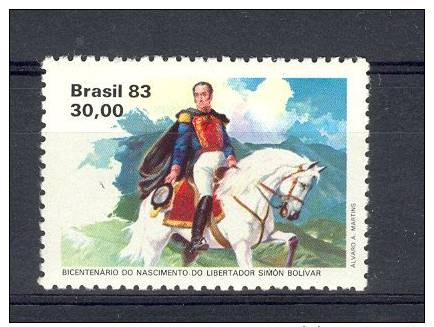 BRESIL 1983 YT 1611 ** SIMON BOLIVAR - Unused Stamps