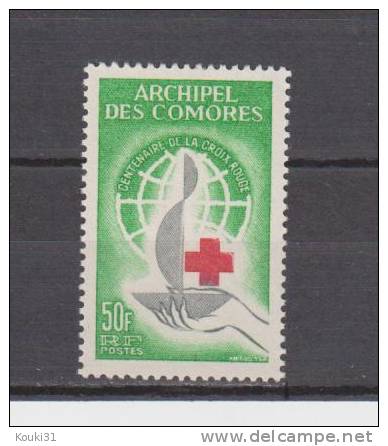 Comores YT 27 ** : Croix-Rouge - Unused Stamps