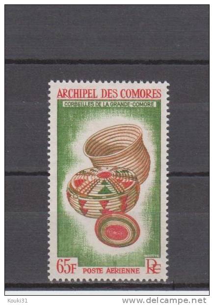 Comores YT PA 8 ** : Artisanat , Corbeille - 1963 - Poste Aérienne