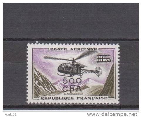 Réunion YT PA 60 * : Hélicoptère Alouette - 1961 - Airmail