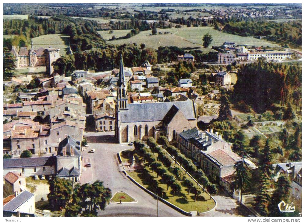 St-Loup-sur-Thouet..St-Lo Up-Lamairé..belle Vue Aérienne..le Centre Du Bourg - Saint Loup Lamaire