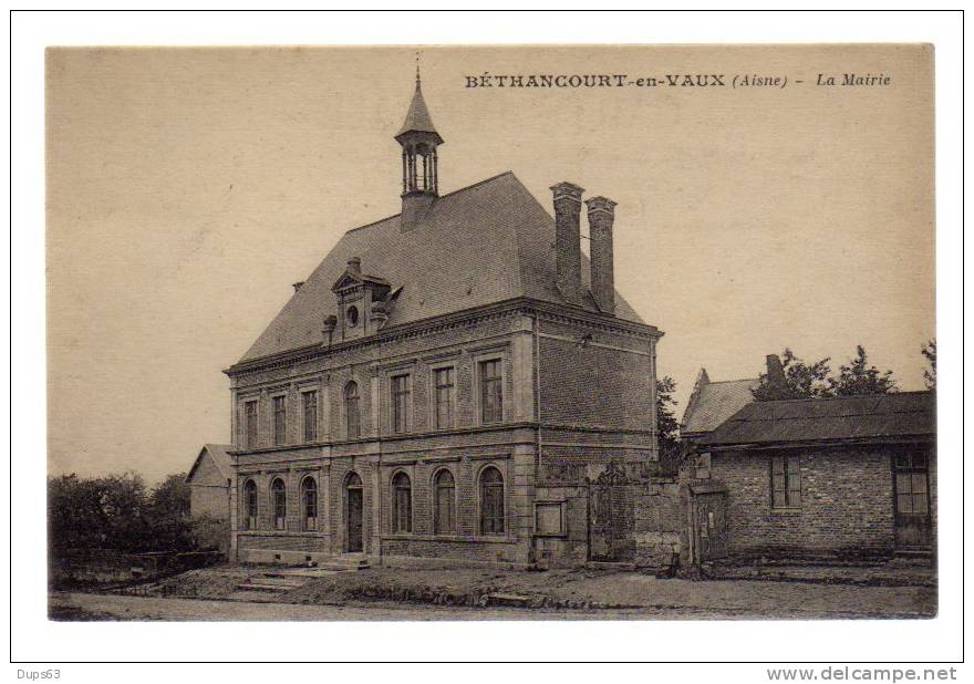 BETHANCOURT EN VAUX - La Mairie - Très Bon état - Autres & Non Classés