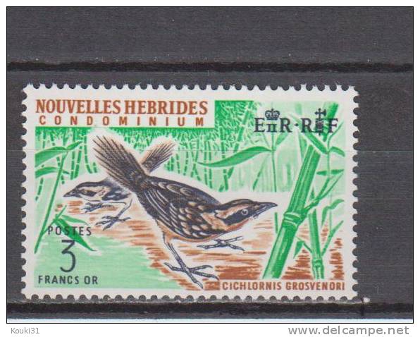 Nouvelles-Hébrides YT 218 ** : Grive - 1965 - Neufs