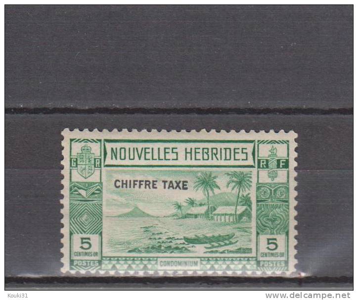 Nouvelles-Hébrides YT Taxe 11 * : 1939 - Impuestos