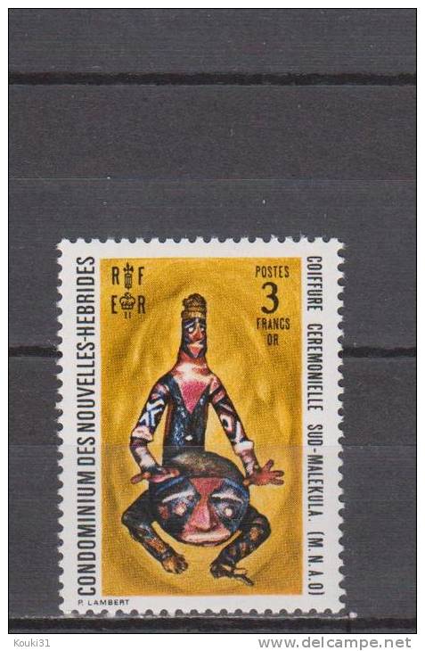 Nouvelles-Hébrides YT 336 ** : Coiffure Cérémonielle - 1972 - Unused Stamps