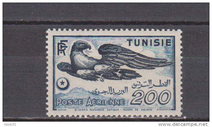 Tunisie YT PA 13 ** : Aigle - 1949 - Poste Aérienne