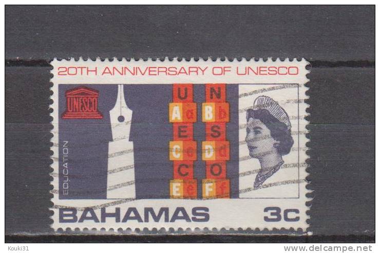 Bahamas YT 238 Obl : UNESCO - 1966 - 1963-1973 Interne Autonomie