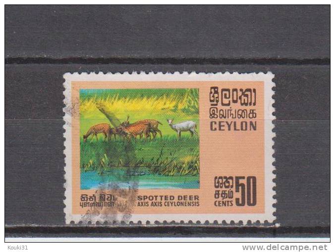 Ceylan YT 415 Obl : Daim - 1970 - Game