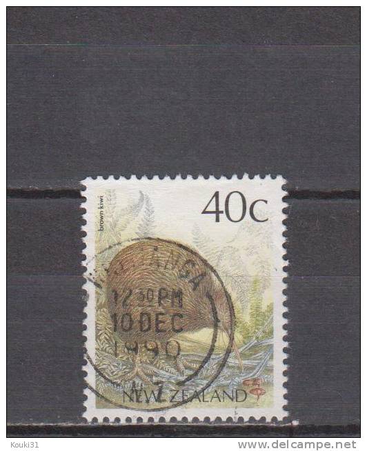 Nouvelle-Zélande YT 1014 Obl : Kiwi Brun - 1988 - Used Stamps