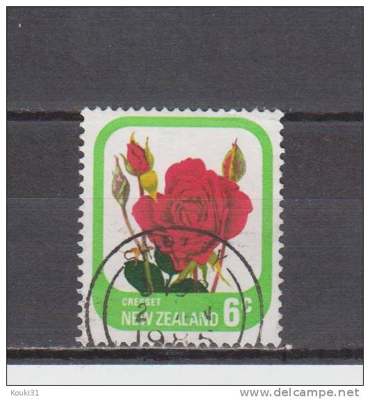 Nouvelle-Zélande YT 650 Obl : Rose Cresset - 1975 - Used Stamps