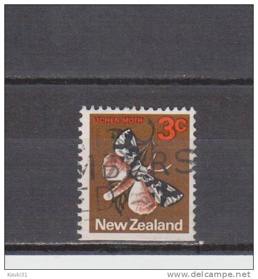 Nouvelle-Zélande YT 512a Obl : Papillon - 1970 - Used Stamps