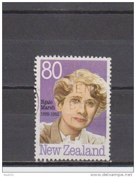 Nouvelle-Zélande YT 1026 Obl : écrivain , Ngaio Marah - 1989 - Used Stamps