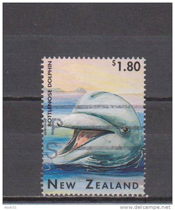 Nouvelle-Zélande YT 1460 Obl : Dauphin - 1996 - Dauphins