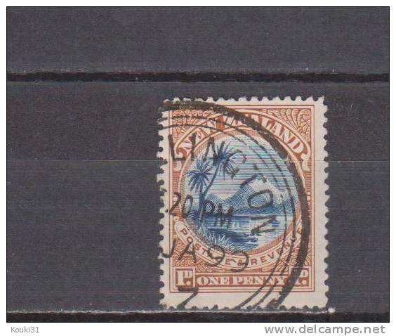 Nouvelle-Zélande YT 71 Obl : Lac - 1899 - Used Stamps