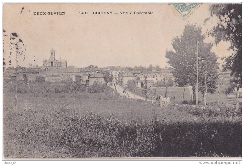 CPA CERISAY 79 - Vue D'ensemble - Cerizay