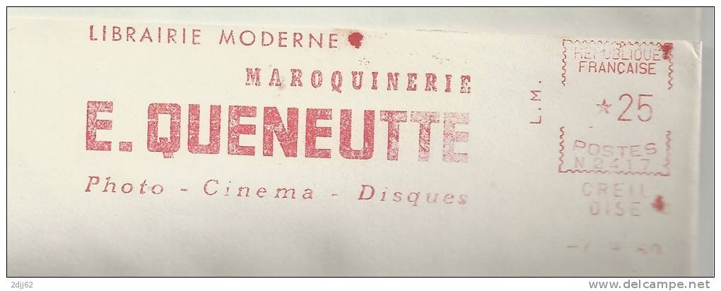 Photo, Disque, Cinéma, Librairie, Maroquinerie - EMA Secap N - Enveloppe Entière   (K450) - Cinema