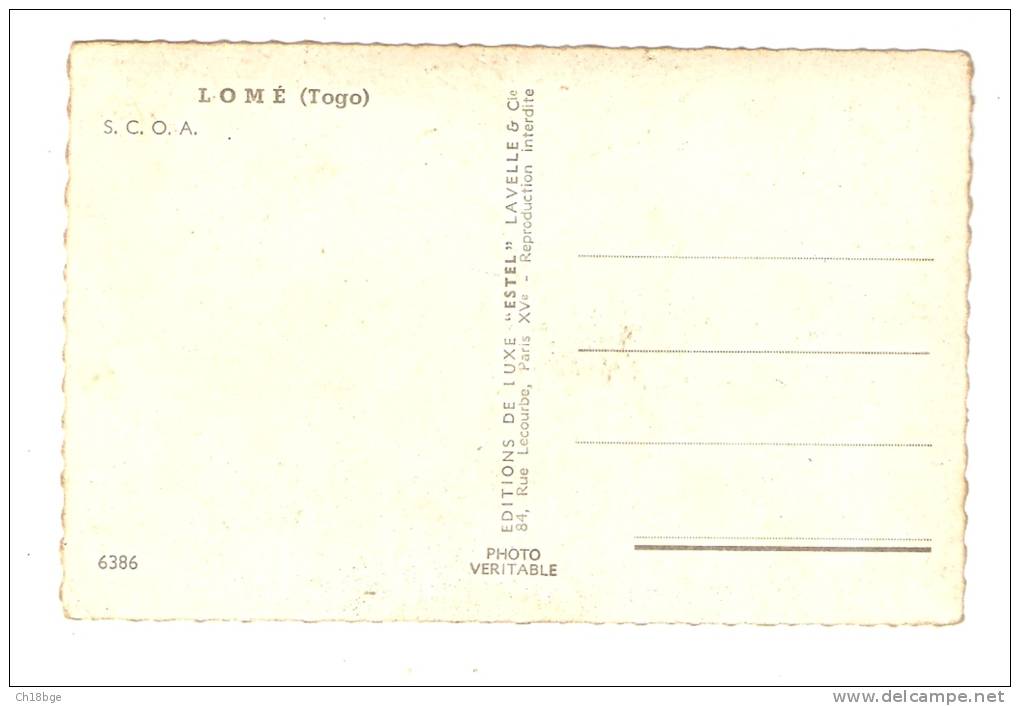 CPA :Togo : Lomé : S. C. O. A. - Togo