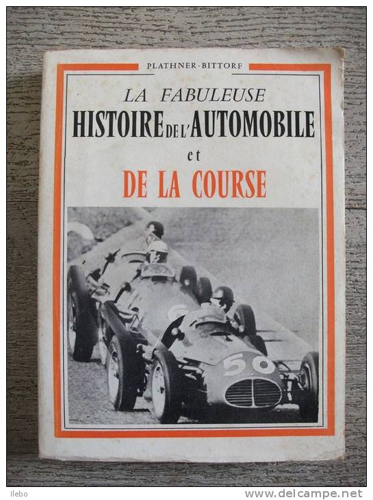 La Fabuleuse Histoire De L´automobile Et De La Course Plathner 1955 Sport Auto - Auto