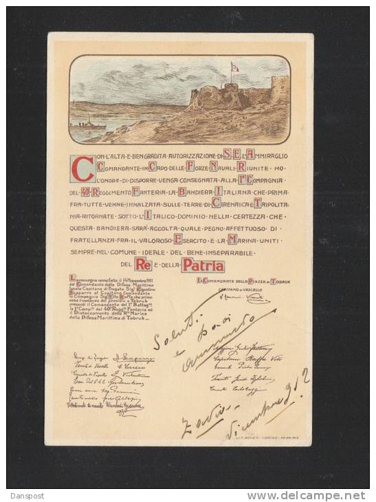 Cartolina Ricordo Della 1a Comp. Del 40. Fanteria 1912 - Altre Guerre