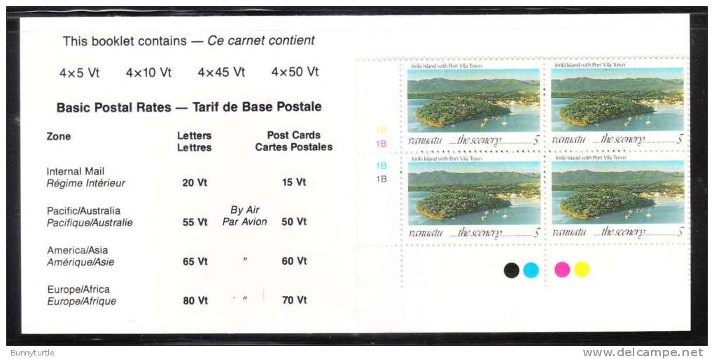 Vanuatu 1993 Island Scenes Booklet MNH - Vanuatu (1980-...)