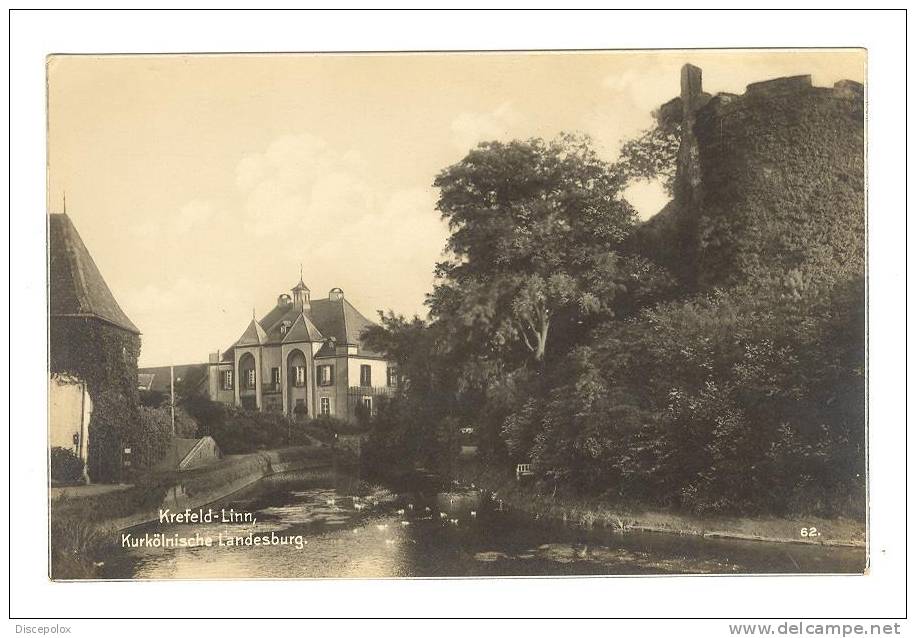 G1945 Krefeld Linn - Kurkolnische Landesburg - Old Mini Card / Non Viaggiata - Krefeld