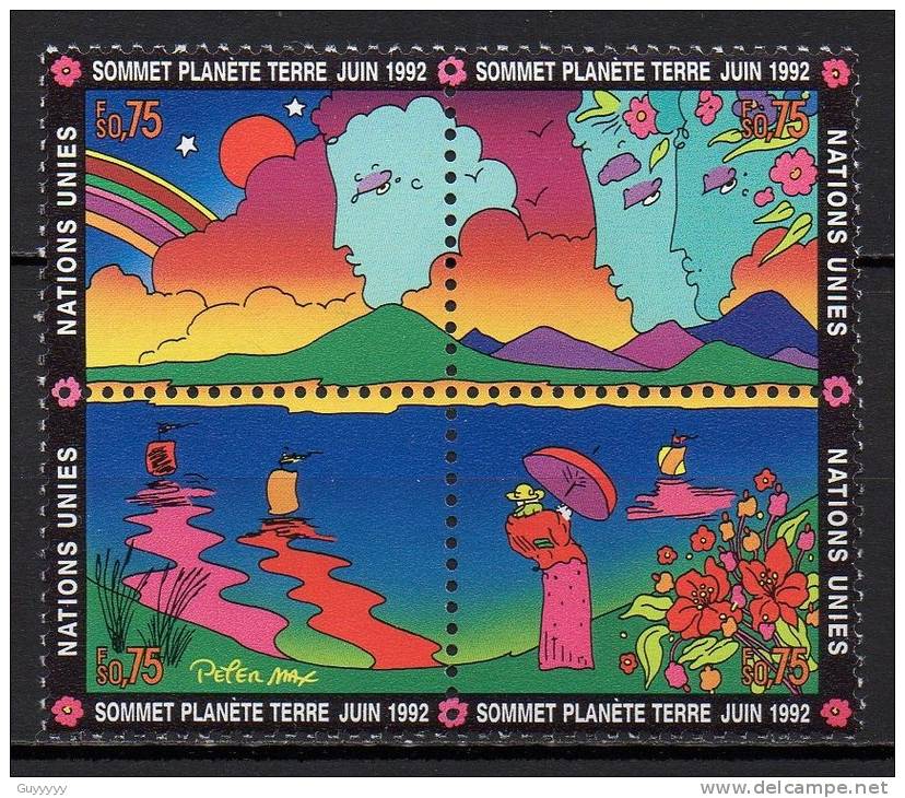 Nations Unies (Genève) - 1992 - Yvert N° 227 à 230 **  - Sommet Planète Terre - Unused Stamps