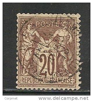 FRANCE - 1876-78  SAGE (Type I) Yvert # 67  -  USED - 1876-1878 Sage (Type I)