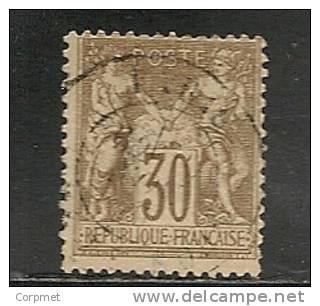 FRANCE - 1876-78  SAGE (Type I) Yvert # 69  -  USED - 1876-1878 Sage (Type I)