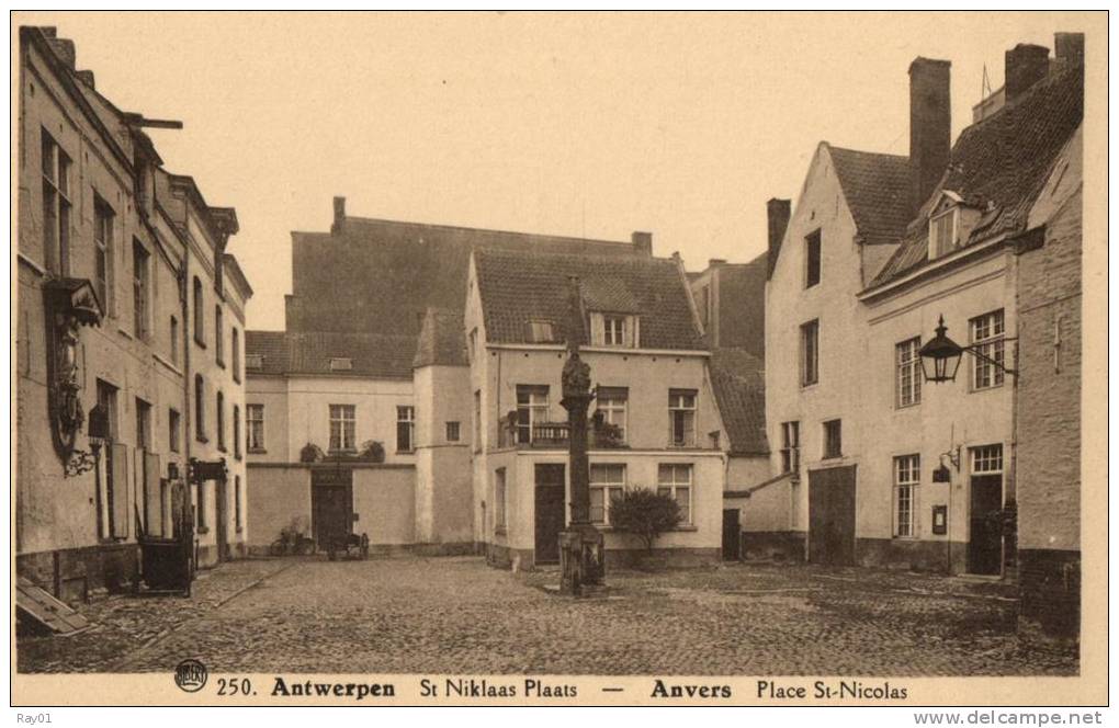 BELGIQUE - ANVERS - ANTWERPEN - St Niklaas Plaats - ANVERS - Place St-Nicolas. - Antwerpen