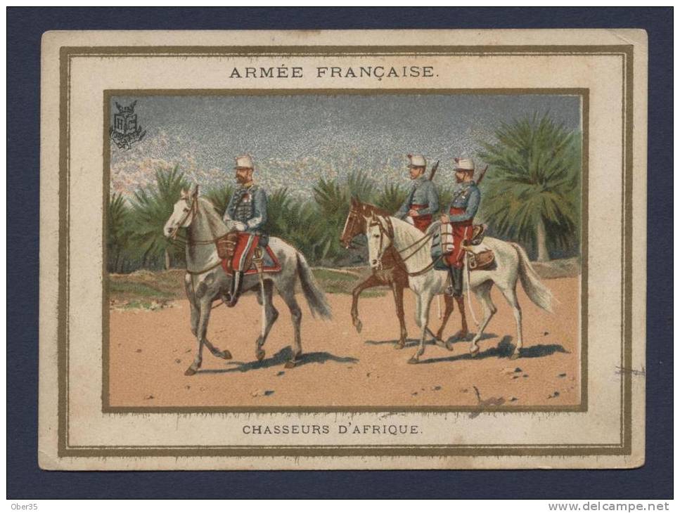 Chromo Armée Française Chasseurs D'afrique - Histoire