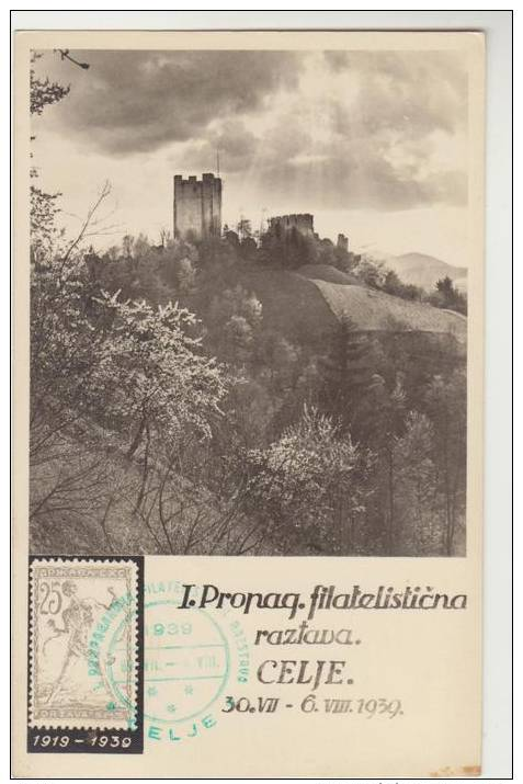 1.PROPAG.FILATELISTICNA RAZTAVA CELJE 1939 LETA-1533 - Slovenië