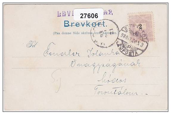 Sandnessjoen (N) Berggesicht, Sieben Schwestern, Ill. F. Hahs, Autotypie Killinger 167,  Ca. 1900   ***27606 - Norvège