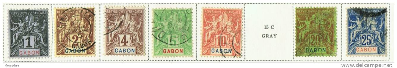 GABON Groupe   Neufs * Charnières Légères Et Oblitéré - Used Stamps