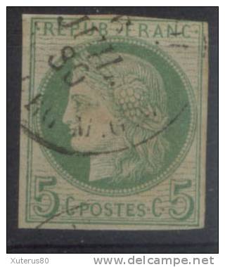 #25# COLONIES GENERALES N° 17 Oblitéré Grand-Bourg (MG) (Guadeloupe) - Ceres