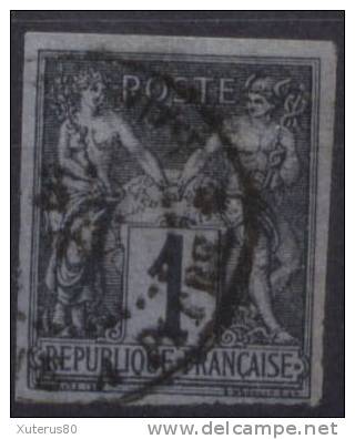 #25# COLONIES GENERALES N° 37 Oblitéré Pointe-à-Pitre (Guadeloupe) - Sage