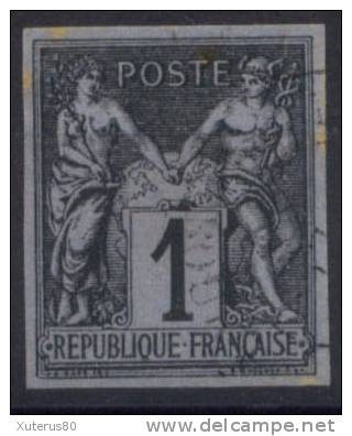 #25# COLONIES GENERALES N° 37 Oblitéré Petit-Bourg (Guadeloupe) - Sage