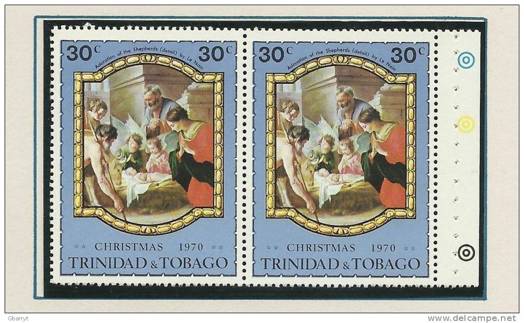 Trinidad and Tobago Scott # 191 - 195, 191a (X3), 192a (X2), 193a, 194a, 194b. MNH VF Complete. See Description