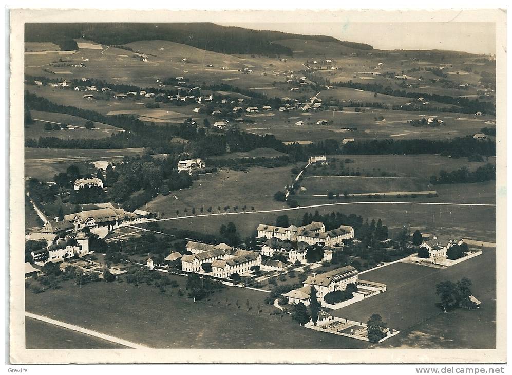 Marsens, Vue Aérienne 1932, Format 10.5 X 15 Cm - Marsens