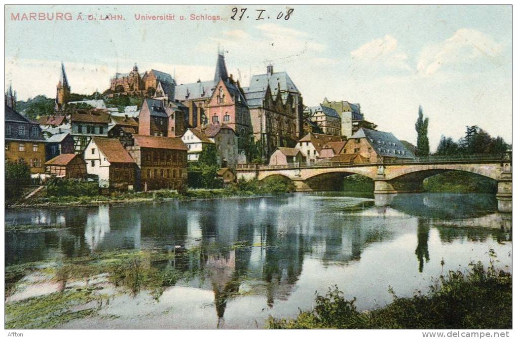 Marburg A Lahn 1905 Postcard - Marburg