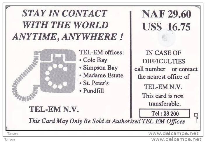 Saint Marteen, STM C4a, 120 Units, Town, 2 Scans. - Antillen (Niederländische)