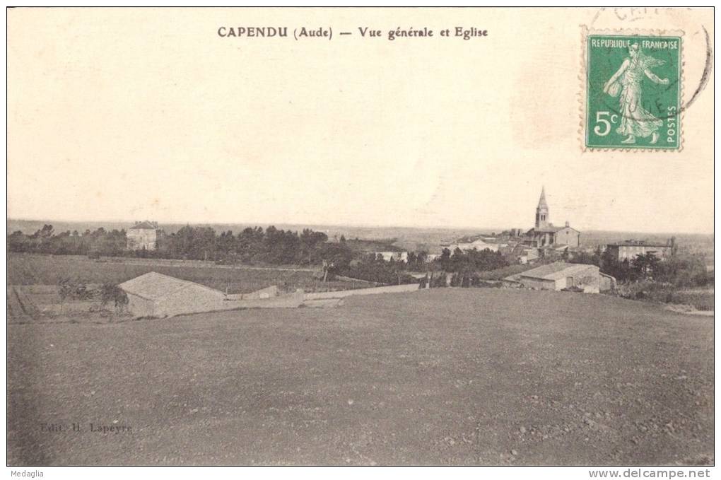 CAPENDU - Vue Générale Et L'église - Capendu