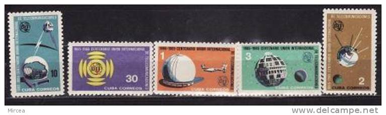 C4425 - Cuba 1965 - Yv.no.849/53 , Neufs** - Neufs