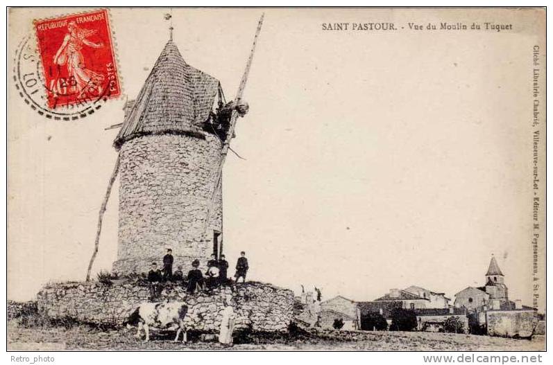 Saint Pastour – Vue Du Moulin Du Tuquet - Autres & Non Classés