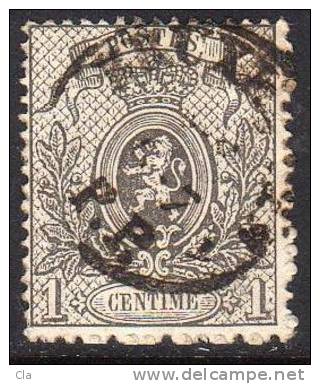 23A  Obl    BXL  14 - 1866-1867 Coat Of Arms
