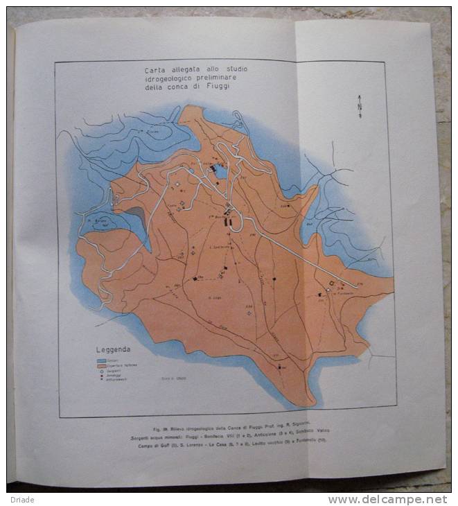 LIBRO FIUGGI E LE SUE ACQUE A CURA DOTT. GIUSEPPE RENGO  ANNO 1961 FROSINONE EDIZIONE IPEM CASSINO