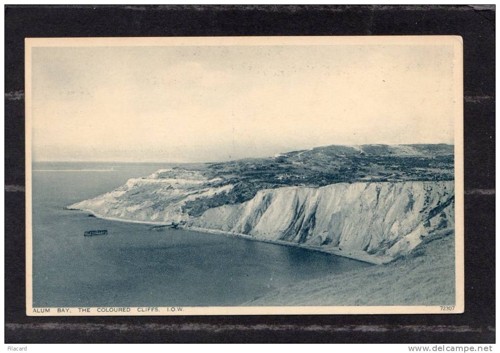 34868    Regno  Unito,    Isle  Of  Wight   -  Album  Bay  -  The  Coloured Cliffs,  NV(scritta) - Altri & Non Classificati