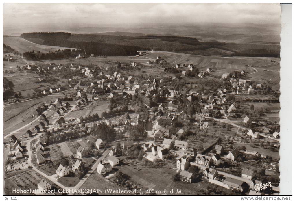 5241 GEBHARDSHAIN, Luftaufnahme 1965 - Altenkirchen