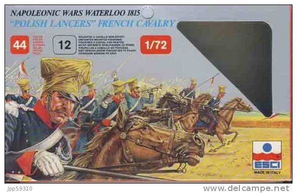 "POLISH LANCERS" French Cavalry -WATERLOO 1815- Marque ESCI 1/72* - Figurines